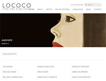 Tablet Screenshot of lococofineart.com